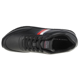 Zapatos Tommy Hilfiger Essential Runner Winter Leather M FM0FM03814-BDS negro 2