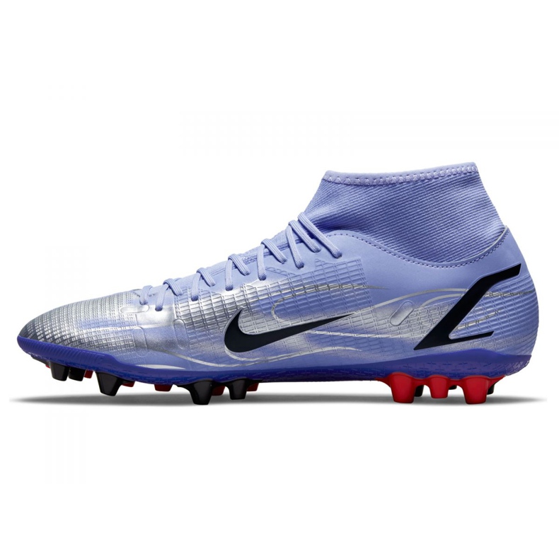Zapatillas de fútbol Nike Superfly 8 Academy Km Ag M DJ3984-506 multicolor púrpura 1