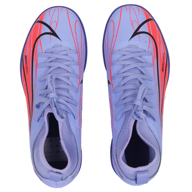 Zapatillas de fútbol Nike Mercurial Superfly 8 Club Km Tf Jr DB0934 506 multicolor púrpura 2