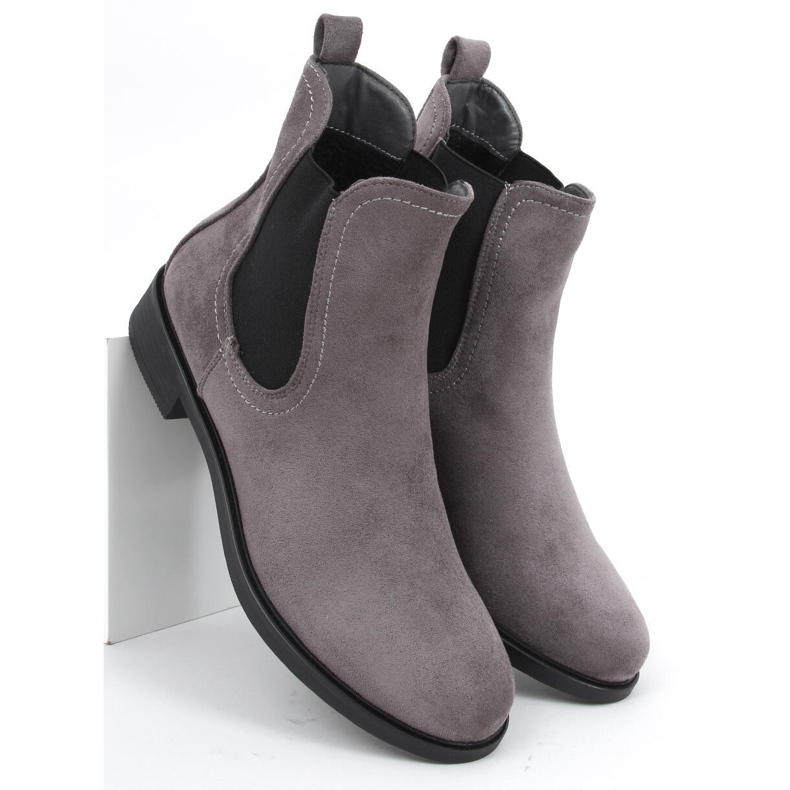 Botas clásicas de mujer Jodhpur Musse Grey gris 2