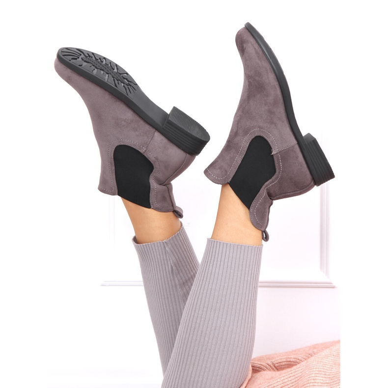Botas clásicas de mujer Jodhpur Musse Grey gris 1