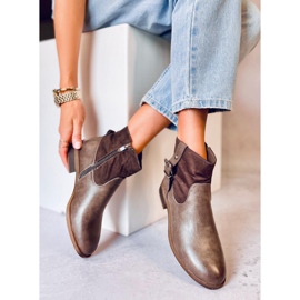 Botas de mujer Finu Khaki gris 3