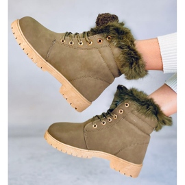 Botas Timber con aislamiento para mujer Well Green Black verde 3