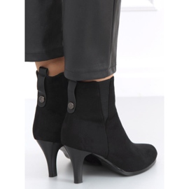 Botas en un tacón de aguja Gaja Black negro 3