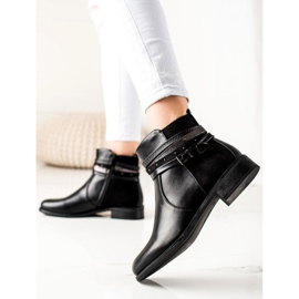 Lovit Botas con Rayas Decorativas negro 1 Lovit Botas con Rayas Decorativas negro 1