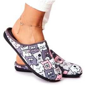 Inblu Pantuflas Befado Pantuflas Gatos 155D200 Gris 9