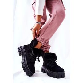 PM1 Botas de abrigo negras Trappers Black Demaris negro 3