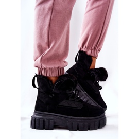 PM1 Botas de abrigo negras Trappers Black Demaris negro 4