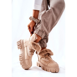 PM1 Botas de abrigo Trappers Beige Demaris 2 PM1 Botas de abrigo Trappers Beige Demaris 2