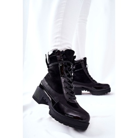 Botas de piel Meridiah negras negro 3