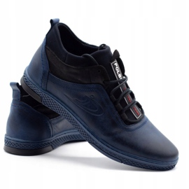 Polbut Zapatos de invierno para hombre K27F azul marino 3 Polbut Zapatos de invierno para hombre K27F azul marino 3