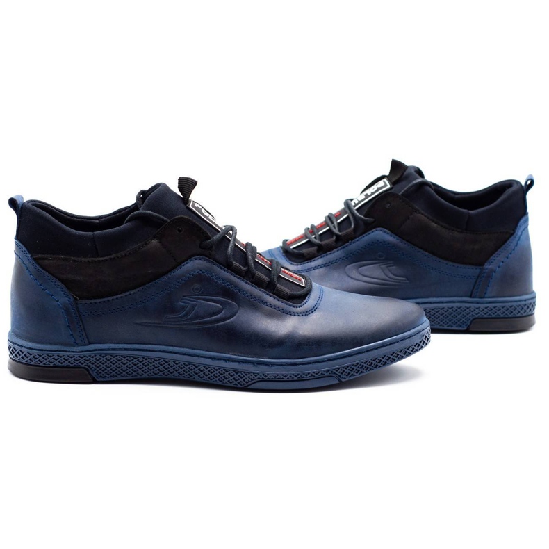 Polbut Zapatos de invierno para hombre K27F azul marino 4 Polbut Zapatos de invierno para hombre K27F azul marino 4