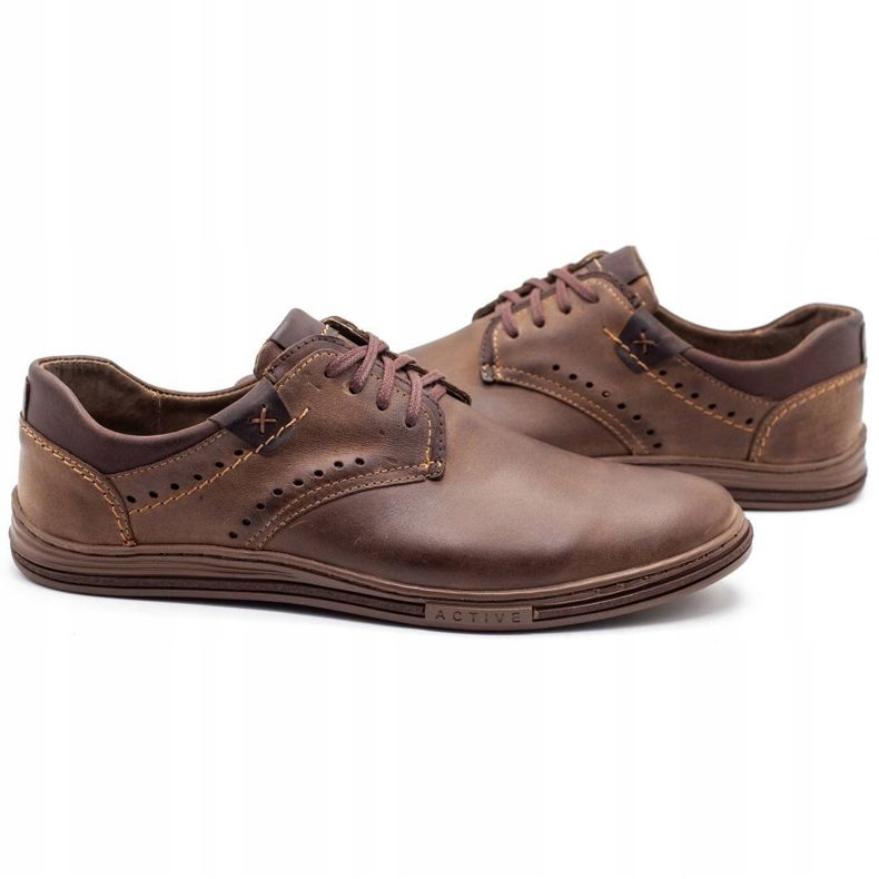 Polbut Zapatos casual hombre 402 marrón 4