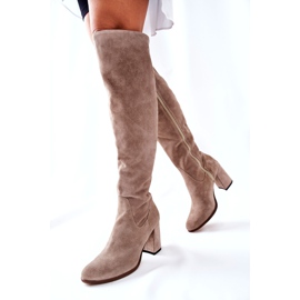 PA2 Botas de ante Cappuccino Shernan beige 1 PA2 Botas de ante Cappuccino Shernan beige 1