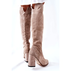 PA2 Botas de ante Cappuccino Shernan beige 3 PA2 Botas de ante Cappuccino Shernan beige 3