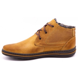 Polbut Botas de invierno rojas atadas 339W para hombre naranja 1 Polbut Botas de invierno rojas atadas 339W para hombre naranja 1