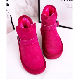 Apawwa Botas de nieve para niños con piel Fucsia Kawai rosado 4 Apawwa Botas de nieve para niños con piel Fucsia Kawai rosado 4