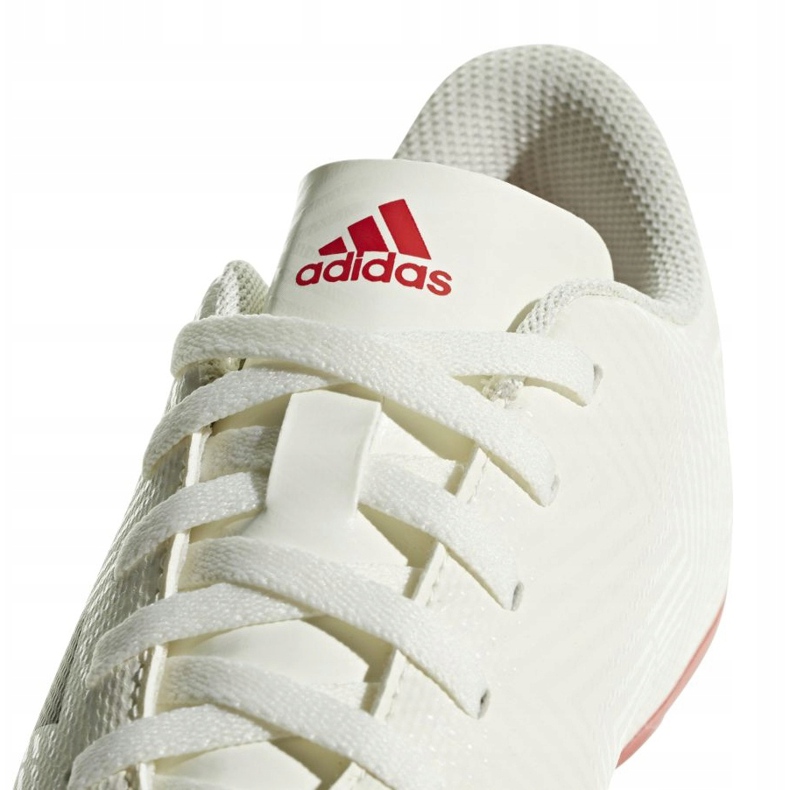Botas de fútbol adidas Nemeziz 18.4 FxG Jr CM8510 blanco 4