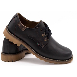 Olivier Zapatos hombre botines piel 812MP negro con marrón 3