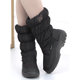 Botas de nieve Retto Black para mujer negro 2