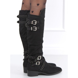 Botas de montar para mujer Zettu Black negro 1
