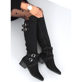 Botas de montar para mujer Zettu Black negro 5