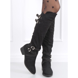 Botas de montar para mujer Zettu Black negro 2
