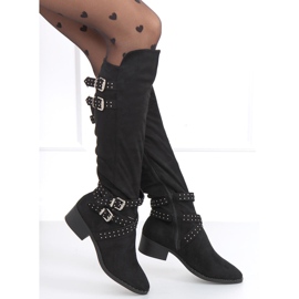 Botas de montar para mujer Zettu Black negro 4
