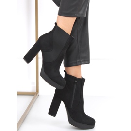 Tacones altos y botas de plataforma Milo Black negro 1