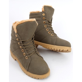 Botas de madera con aislamiento de mujer Polle Green Black verde 5