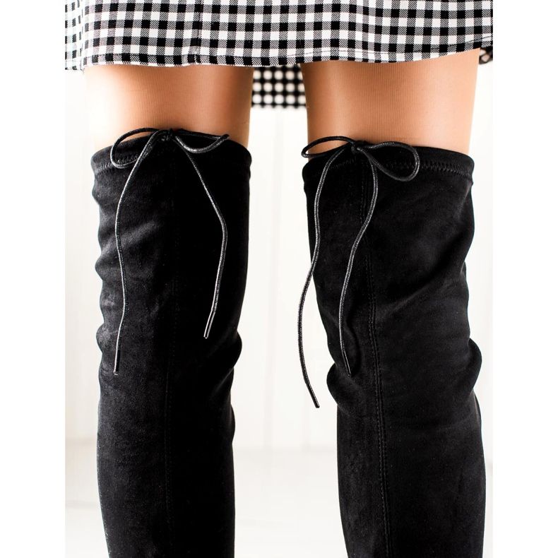 Super Me Botas con plataforma negro 1