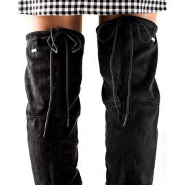 Lucky Shoes Botas con plataforma decorativa negro 2
