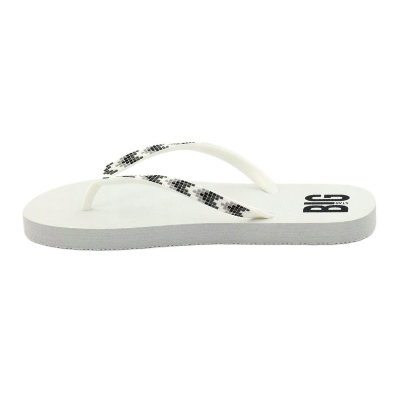 Chanclas de mujer Big Star 274A549 blanco 2