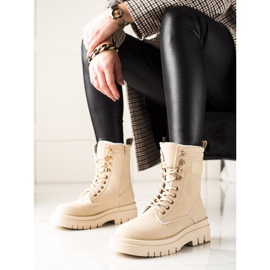 TRENDI Tramperos beige clásicos 2