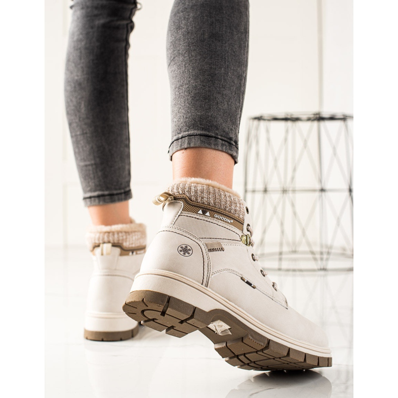 Goodin Tramperos deportivos cómodos beige 1 Goodin Tramperos deportivos cómodos beige 1