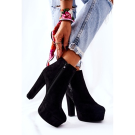 PS1 Botas de Ante de Tacón Alto Sarsea Negra negro 1 PS1 Botas de Ante de Tacón Alto Sarsea Negra negro 1