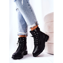 Botas cálidas negras con cremallera Mirthbrow negro 4