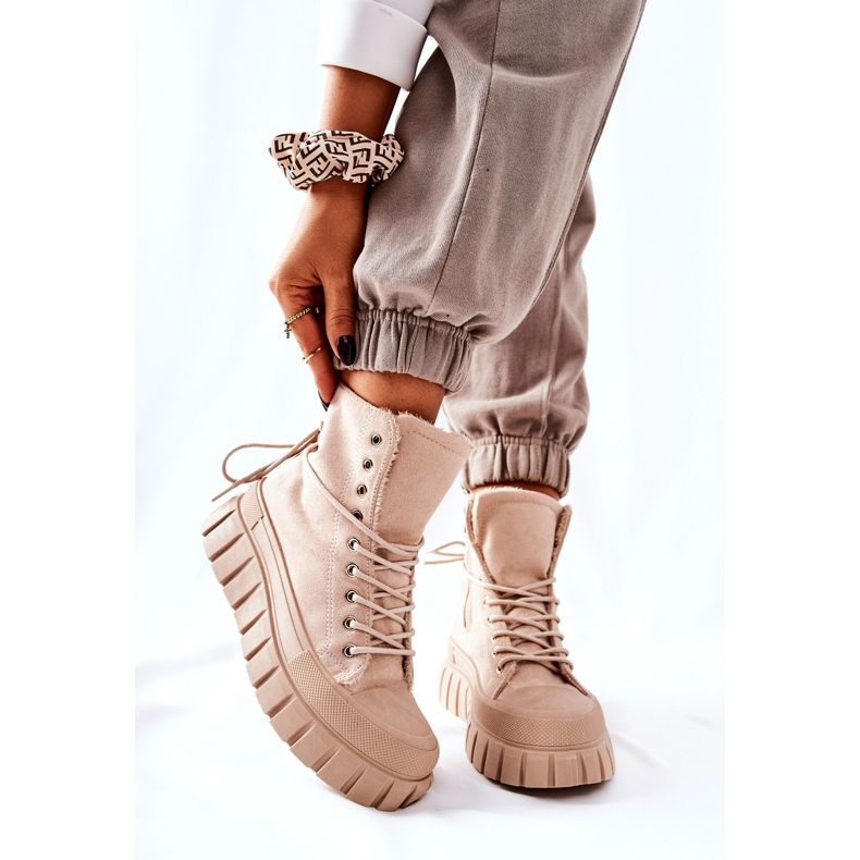 PH1 Zapatillas Cálidas En La Plataforma Beige Marlow 2