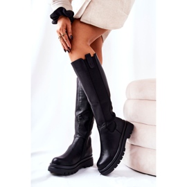 Botas con aislamiento de cuero Negro 1 Botas con aislamiento de cuero Negro 1