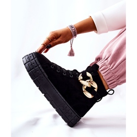 Zapatillas altas en la plataforma Evenia negra negro 5