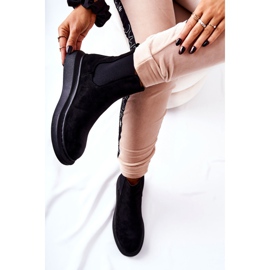 PS1 Botas Suede Booties Jodhpur en la plataforma Black Marissa negro 1