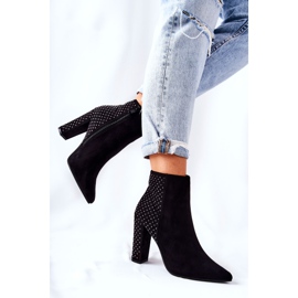 PS1 Botas negras de ante con lentejuelas Sorienta negro 5