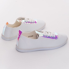 Zapatillas de mujer White Roses blanco 2
