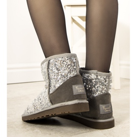 Botas con aislamiento plateado, emu Autumnsnow plata 8