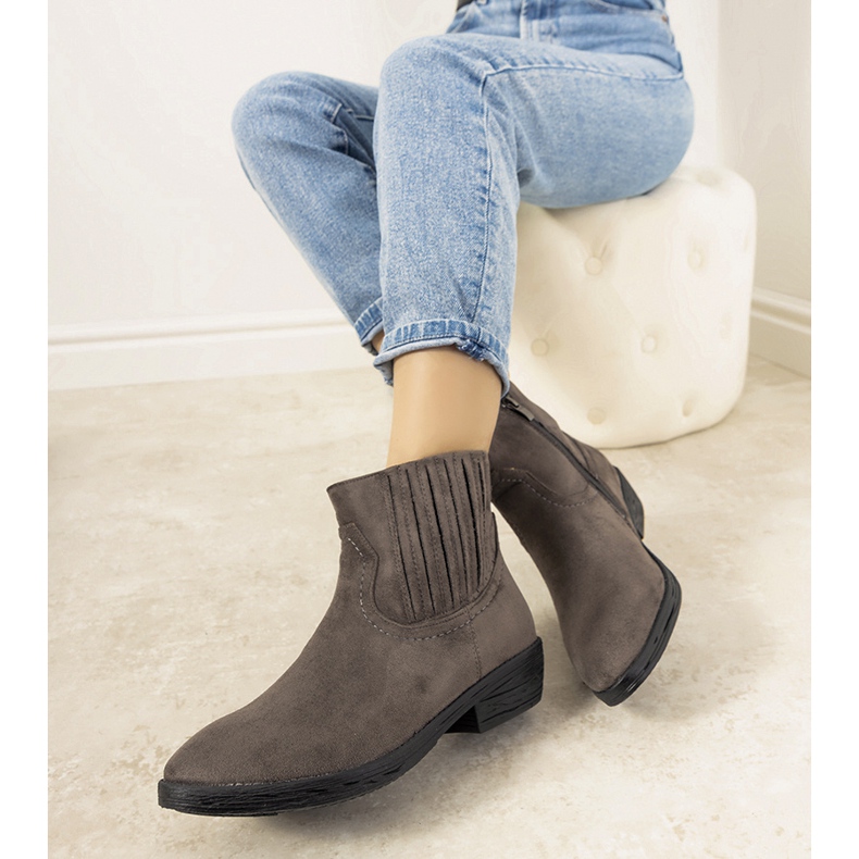 Botas camperas cálidas grises Saucier 1