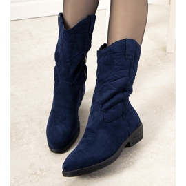 Botas vaqueras aislantes Roxanne azul oscuro azul marino 1
