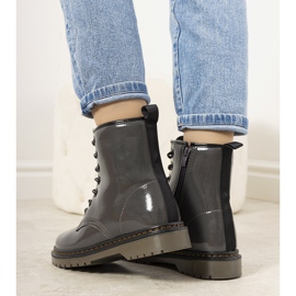 Botas de mujer abrigadas grafito de Doiron negro 2