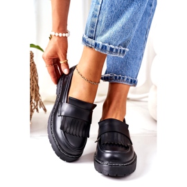 Mocasines de Piel Big Star II274100 Negro 1