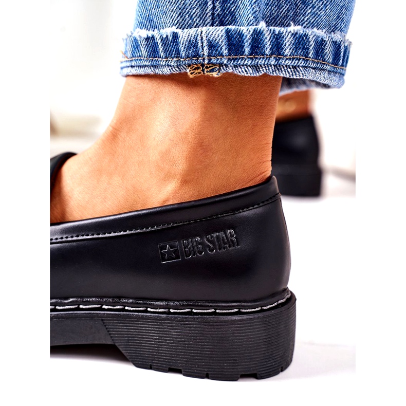 Mocasines de Piel Big Star II274100 Negro 5