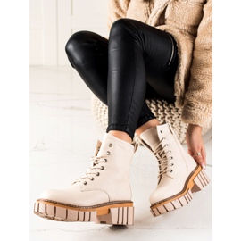 Seastar Botas tramperos en la plataforma beige 3